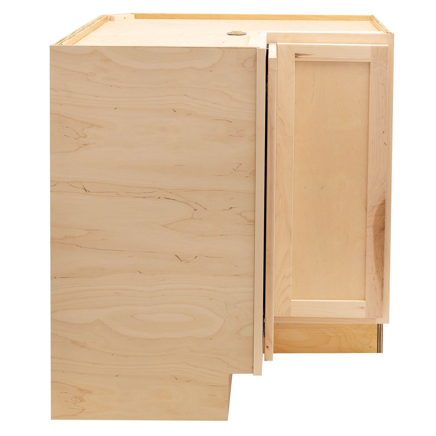 Quicklock Raw Maple Easy Reach Corner Base Cabinet