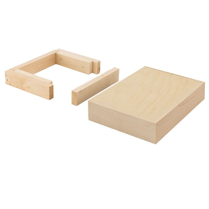 Floating Shelf | Raw Maple | 8" Depth