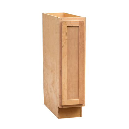 9" Kitchen Cabinet Raw Cherry Base Cabinet