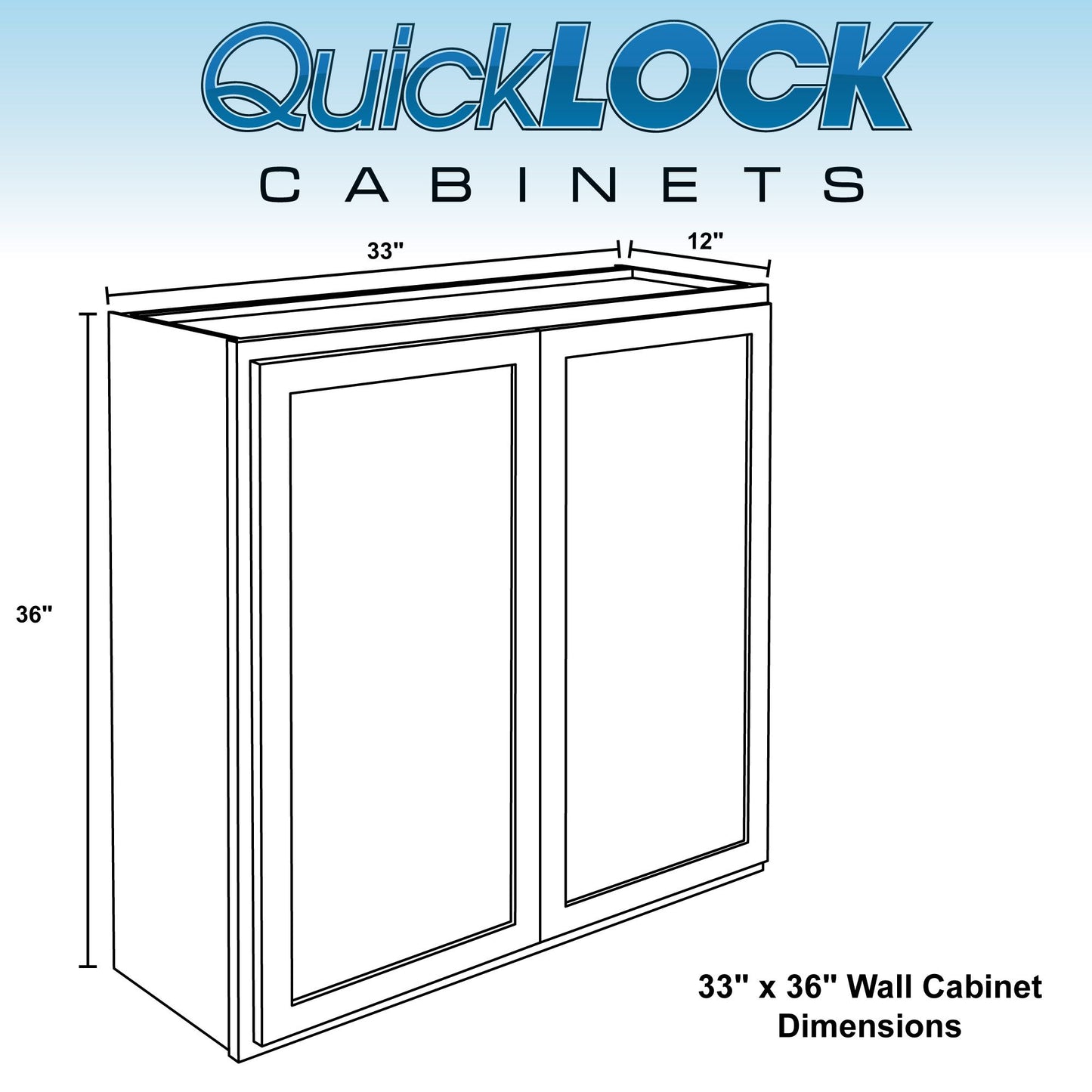 27" - 36" Wall Kitchen Cabinet Raw Maple