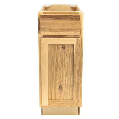 12" - 24" Kitchen Cabinet Rustic Hickory Base Cabinet