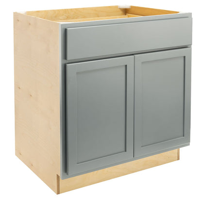 30" - 36" Kitchen Cabinet Magnetic Gray Base Cabinet