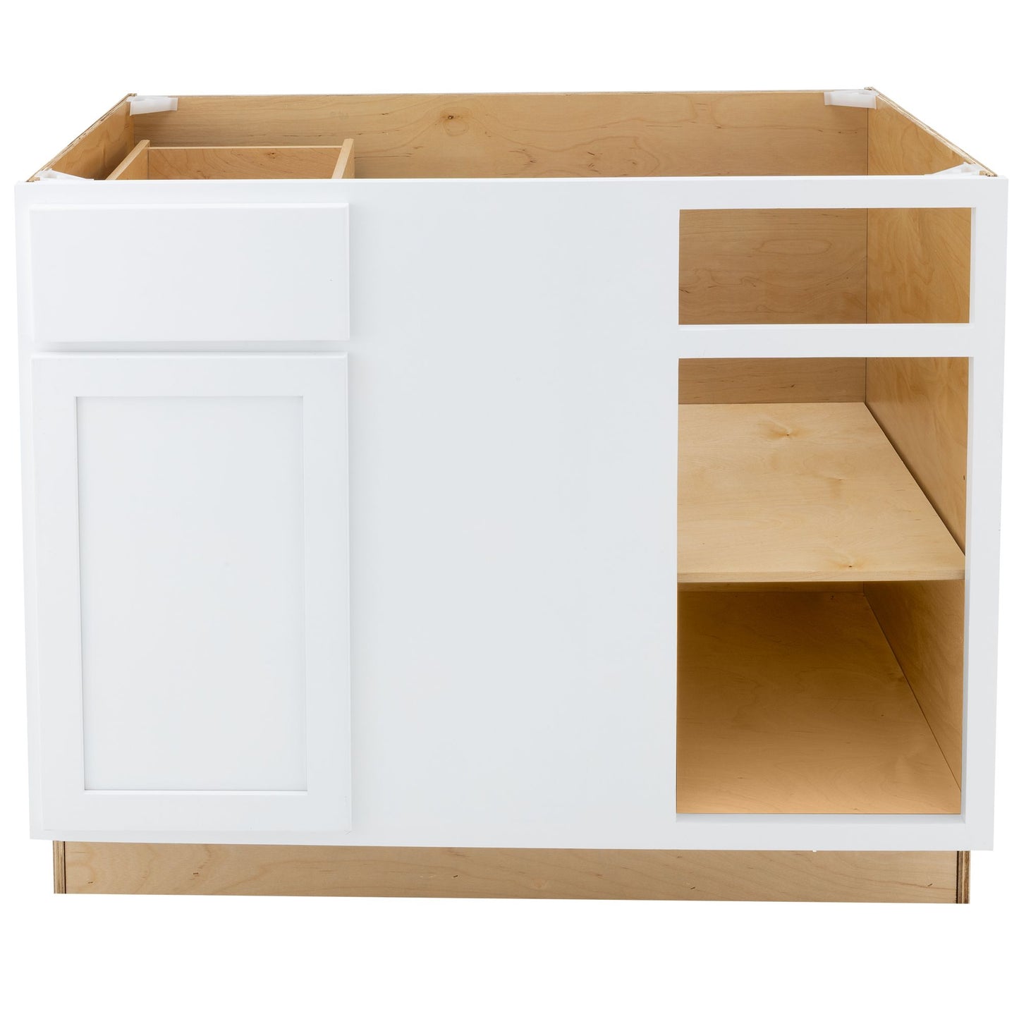 Blind Corner Kitchen Cabinet Pure White Base Cabinet