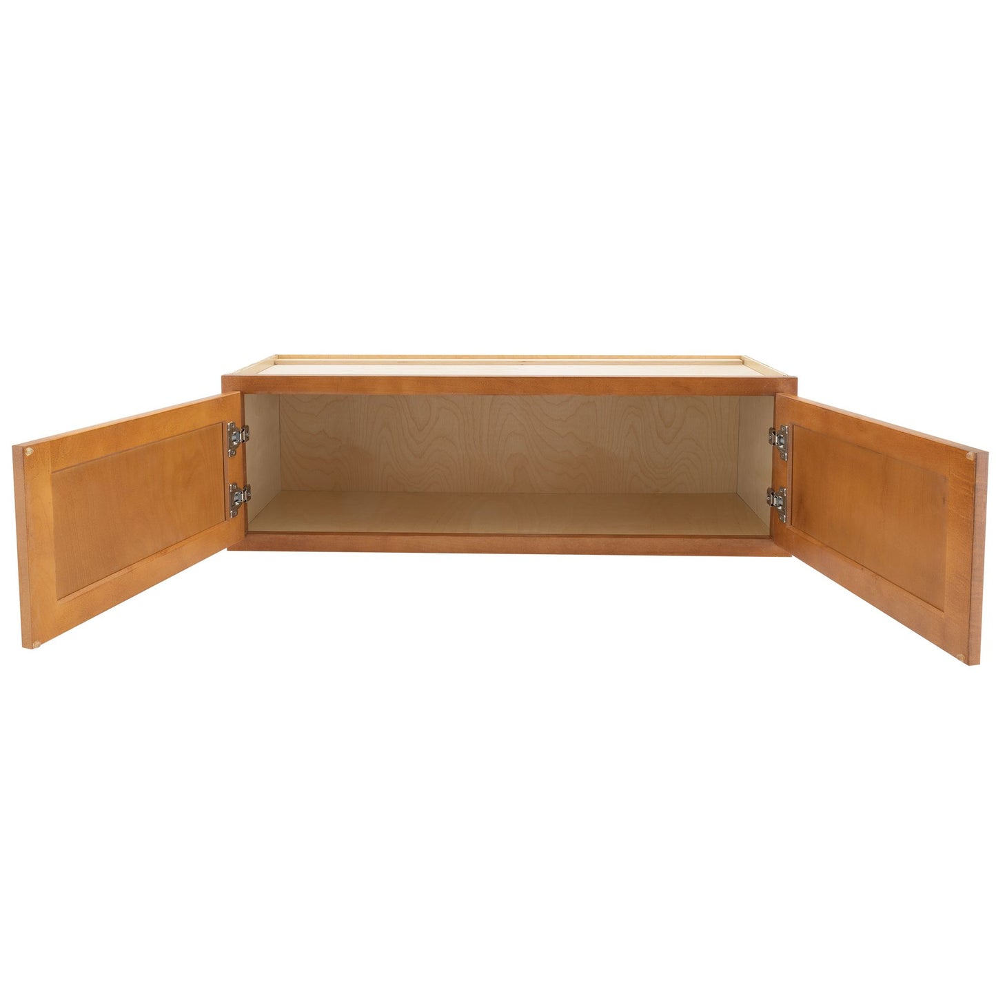 Refrigerator Wall Kitchen Cabinet Provincial Stain