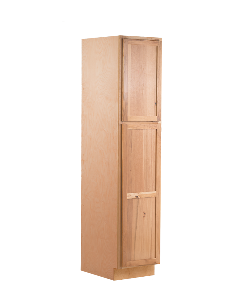 Quicklock Raw Hickory Pantry Cabinet