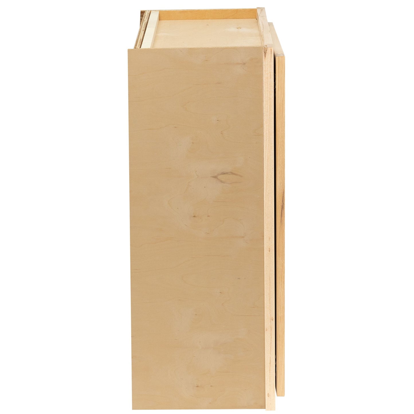 Quicklock  Raw Hickory Wall Cabinet - Double Door
