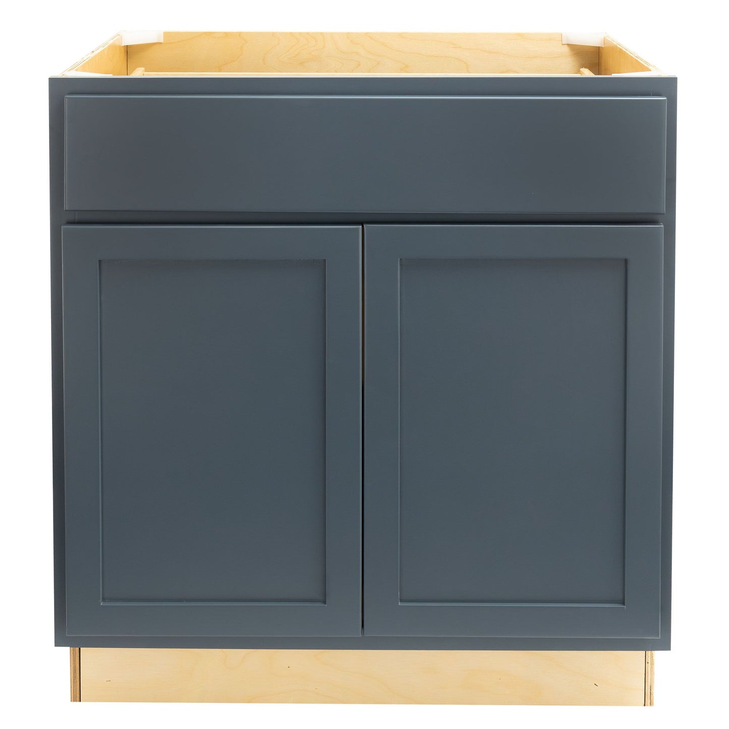 Quicklock Needlepoint Navy Base Cabinet - Double Door