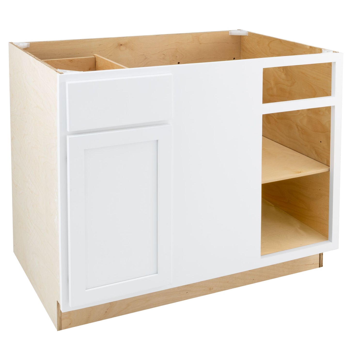 Blind Corner Kitchen Cabinet Pure White Base Cabinet