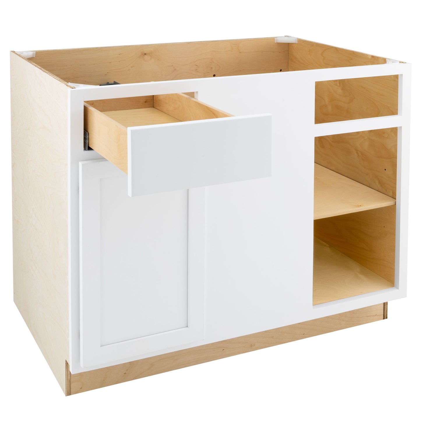 Blind Corner Kitchen Cabinet Pure White Base Cabinet