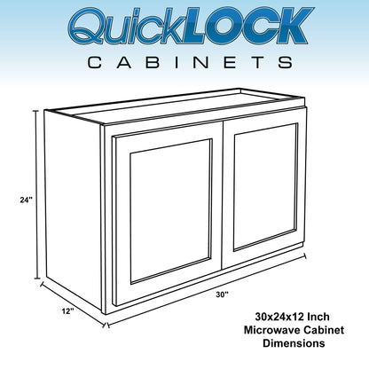 Microwave Wall Kitchen Cabinet Pure White