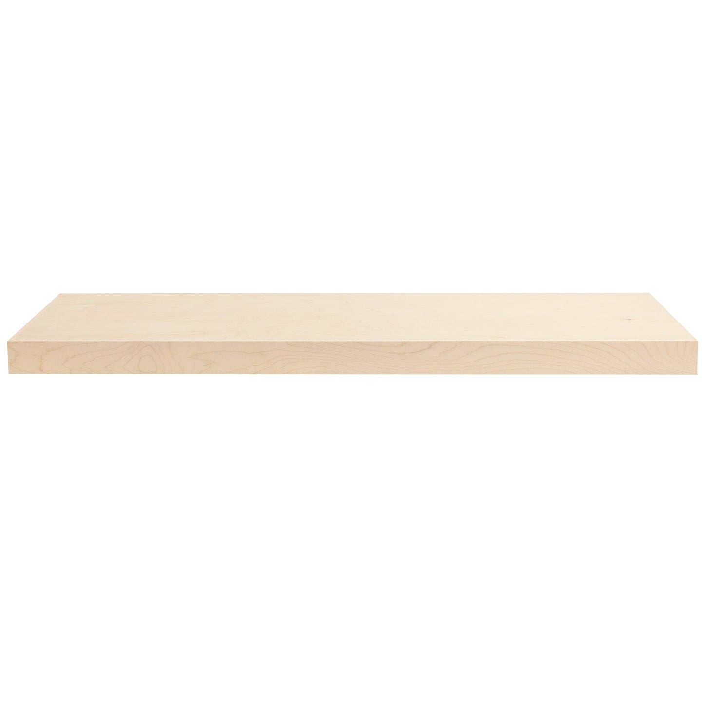 Quicklock Raw Maple Floating Shelf - Slim