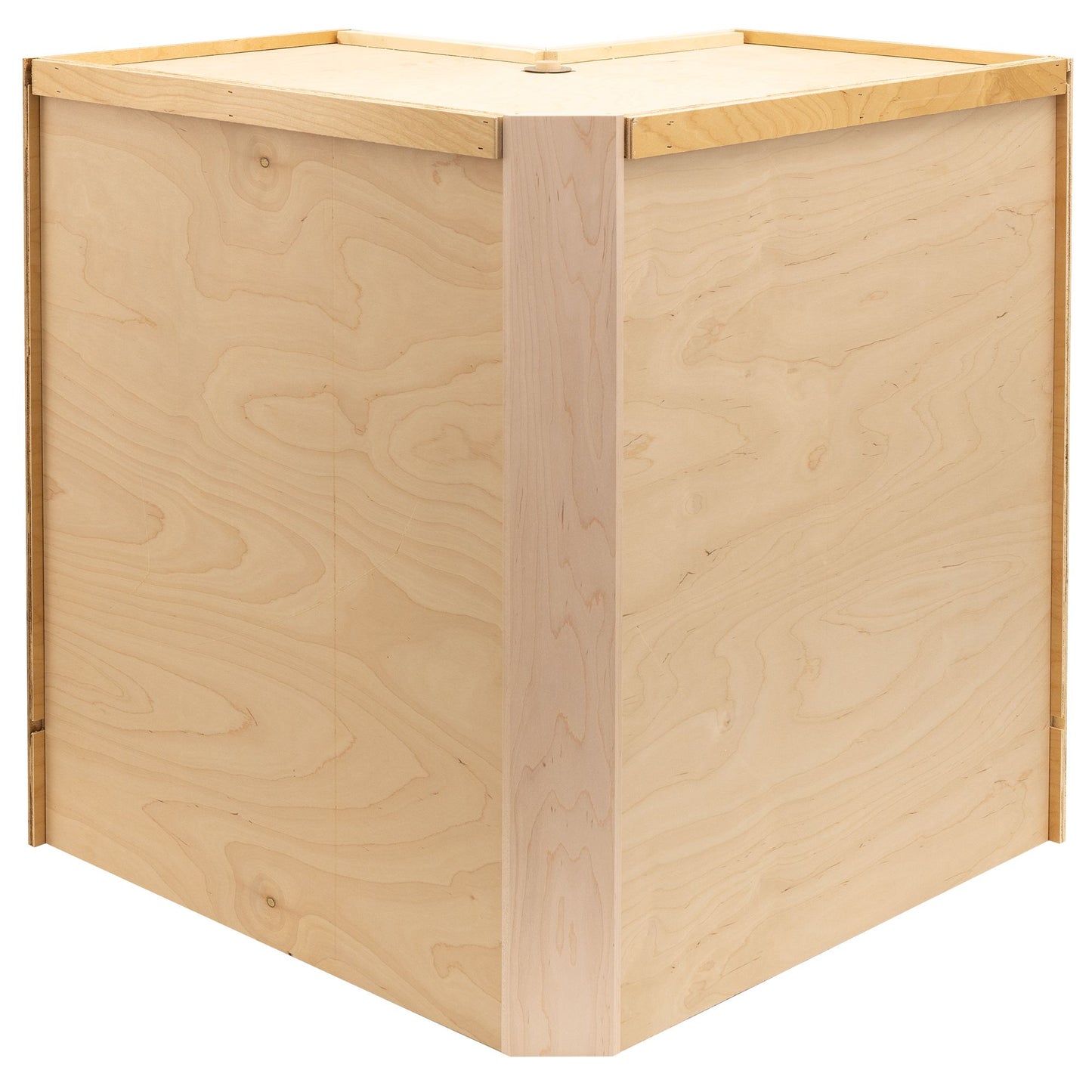 Quicklock Raw Maple Easy Reach Corner Base Cabinet