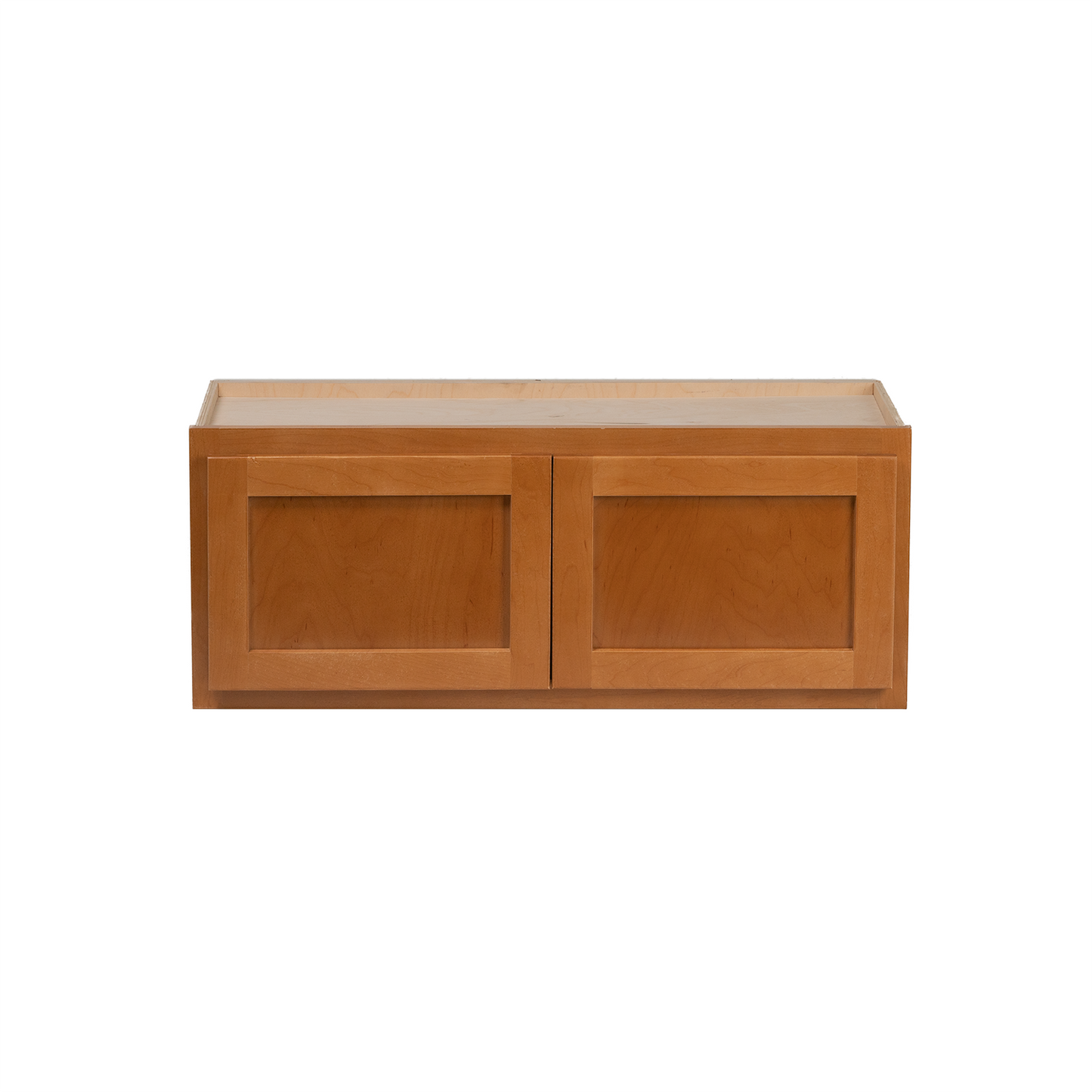 Quicklock Provincial Stain Microwave Wall Cabinet
