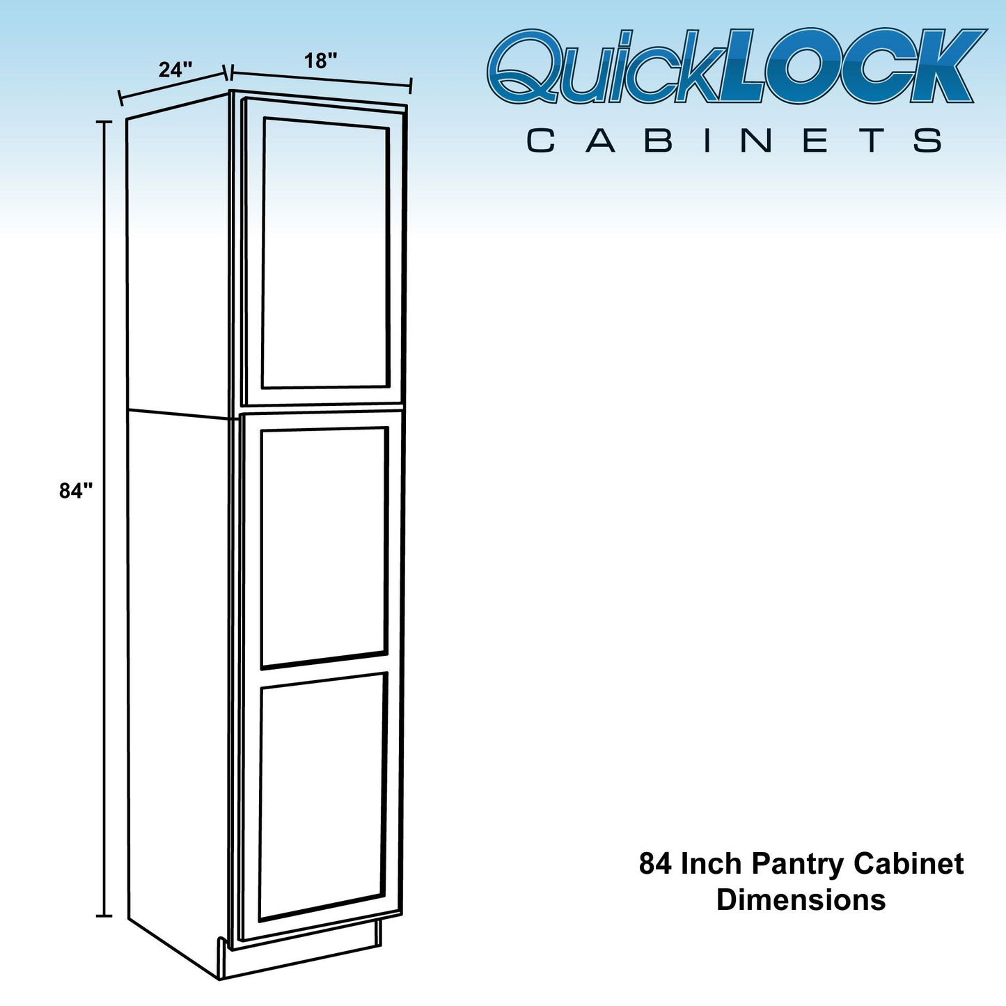 Pantry Kitchen Cabinet Pure White