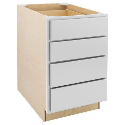 4 Drawer Kitchen Cabinet Pure White Base Cabinet