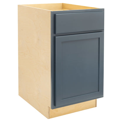 12" - 24" Kitchen Cabinet Needlepoint Navy Base Cabinet