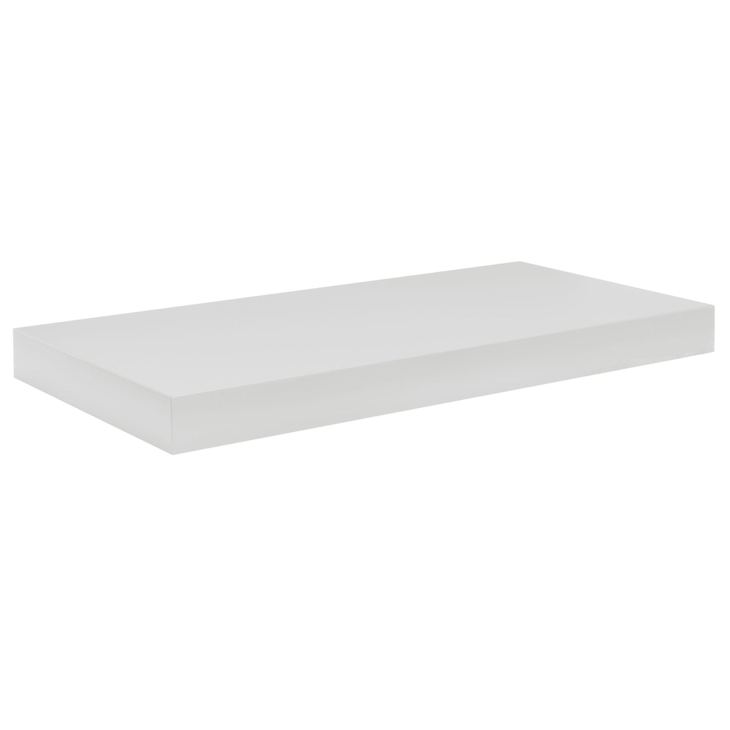 Quicklock Pure White Floating Shelf - Slim