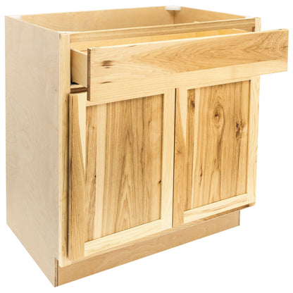Kitchen Cabinet Set Rustic Hickory