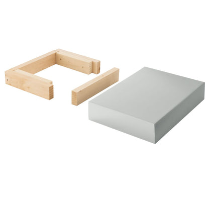 Floating Shelf | Magnetic Gray | 8" Depth