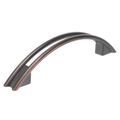 Drawer Pull & Cabinet Handle 3 ¾" Modern Weathered Copper