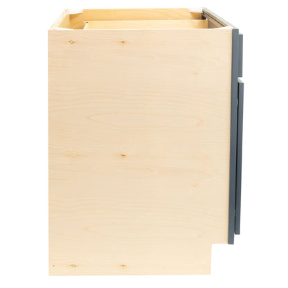 30" - 36" Kitchen Cabinet Needlepoint Navy Base Cabinet