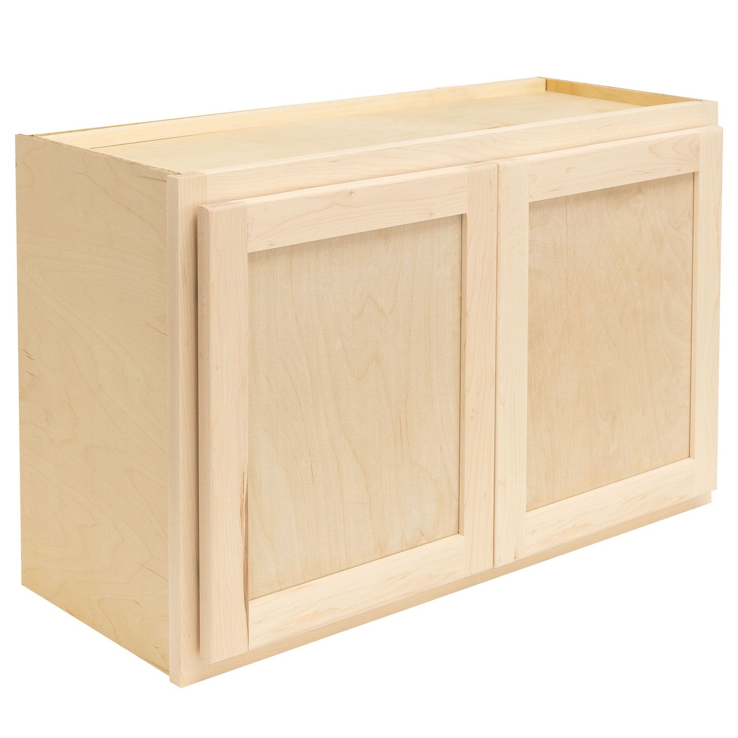 Quicklock Raw Maple Microwave Wall Cabinet