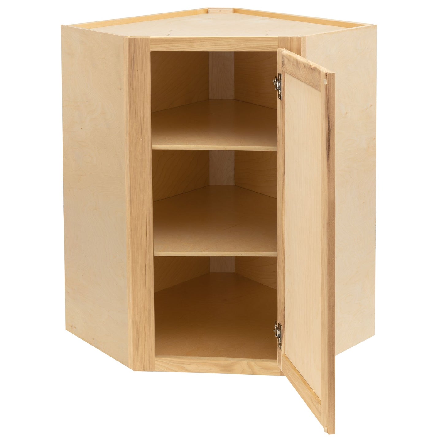 Quicklock Rustic Hickory Wall Corner Cabinet