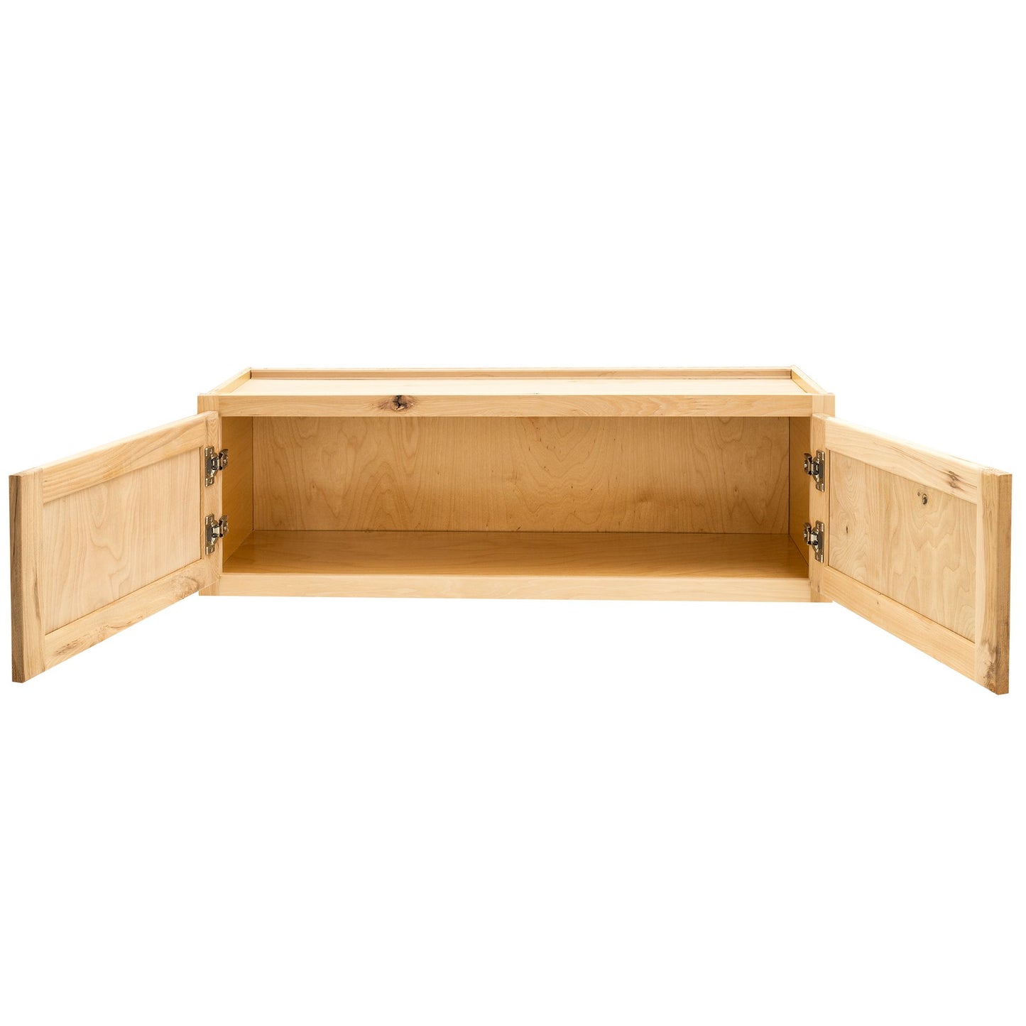 Quicklock Rustic Hickory Refrigerator Wall Cabinet