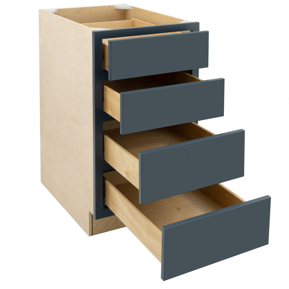 4 Drawer Kitchen Cabinet Needlepoint Navy Base Cabinet ...
