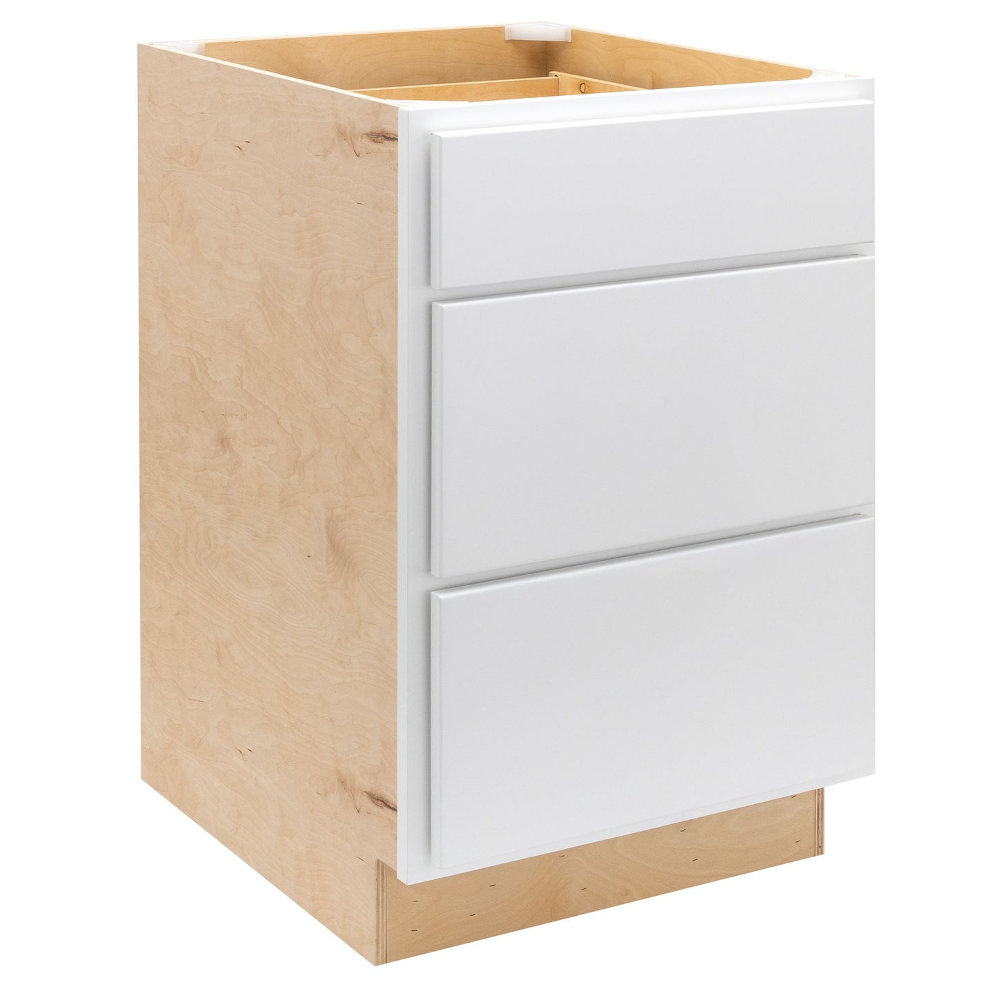 Quicklock Pure White 3 Drawer Pots and Pans Base Cabinet