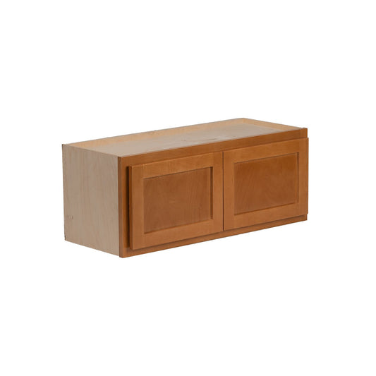 Quicklock Provincial Stain Refrigerator Wall Cabinet