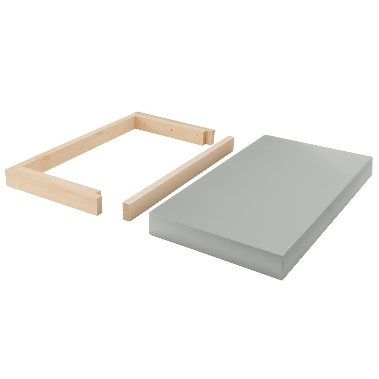 Quicklock Magnetic Gray Floating Shelf - Slim