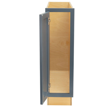 9" Kitchen Cabinet Needlepoint Navy Base Cabinet