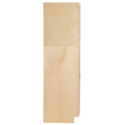 Pantry Kitchen Cabinet Raw Maple