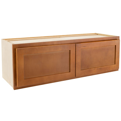 Refrigerator Wall Kitchen Cabinet Provincial Stain