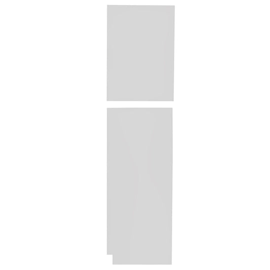 Left and Right Pantry End Panel Pure White