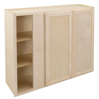Blind Corner Wall Kitchen Cabinet Raw Maple