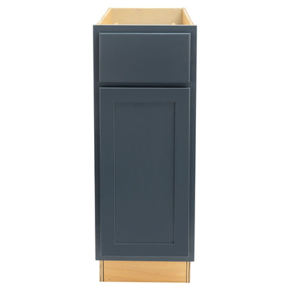12" - 24" Kitchen Cabinet Needlepoint Navy Base Cabinet