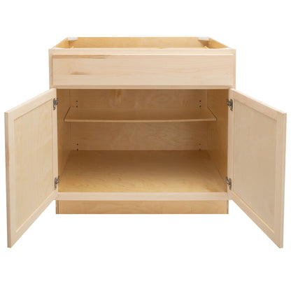 Kitchen Cabinet Set Raw Maple