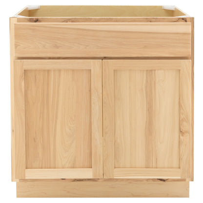 36" Bathroom Vanity | Raw Hickory
