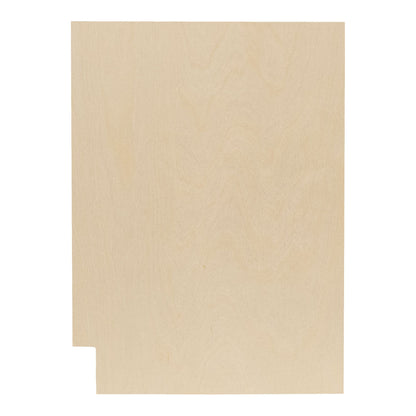 Left and Right Base Cabinet End Panel Raw Maple