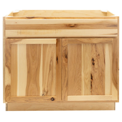Sink Base Kitchen Cabinet Rustic Hickory Base Cabinet