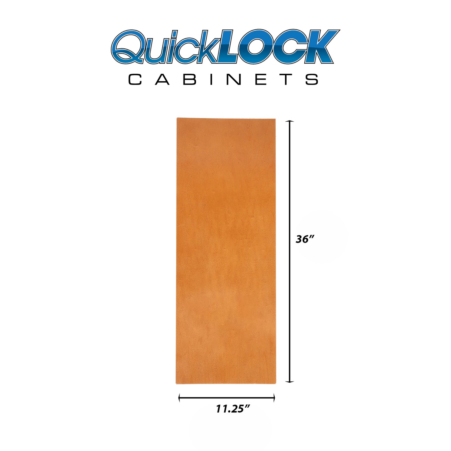 Quicklock RTA (Ready-to-Assemble) Provincial Stain .25"X11.25"X36" End Panel