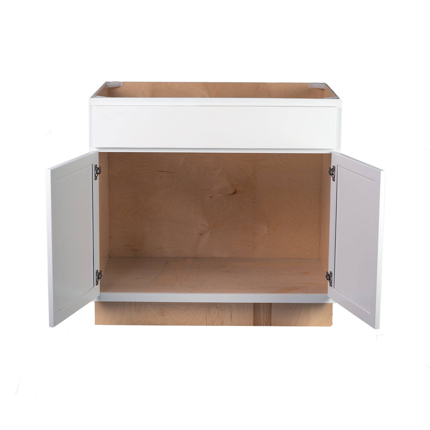 Quicklock RTA (Ready-to-Assemble) Pure White Base Cabinet | 30"Wx34.5"Hx24"D