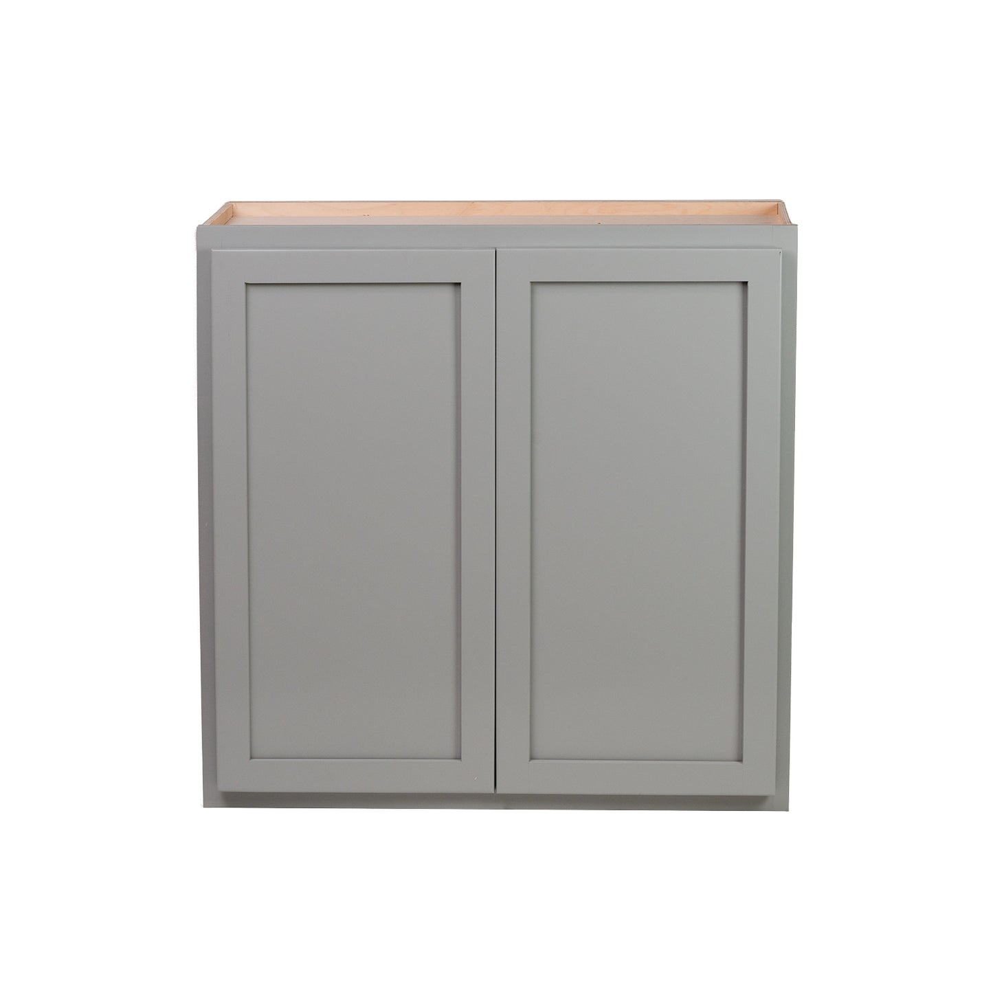 Quicklock RTA (Ready-to-Assemble) Magnetic Gray Wall Cabinet- Double Door 30"H x (30", 36"W)
