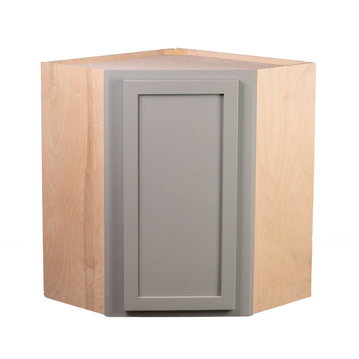 Quicklock RTA (Ready-to-Assemble) Magnetic Gray Wall Corner Cabinet- 24"W x (30" or 36"H)
