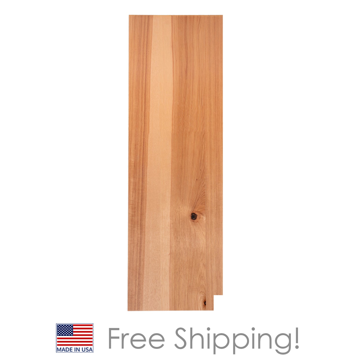 Quicklock RTA (Ready-to-Assemble) Rustic Hickory .25"X23.25"X84" Pantry End Panel - Left Side