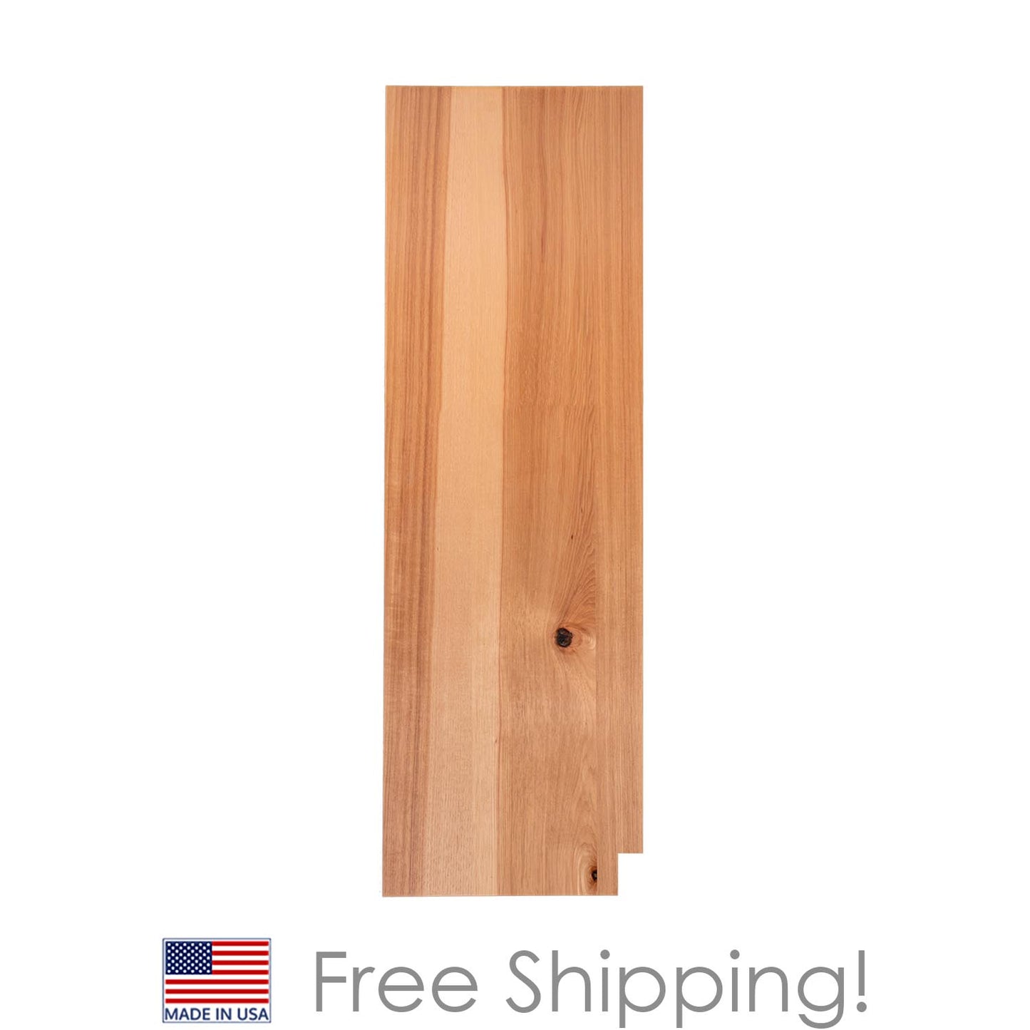 Quicklock RTA (Ready-to-Assemble) Rustic Hickory .25"X23.25"X90" Pantry End Panel - Left Side