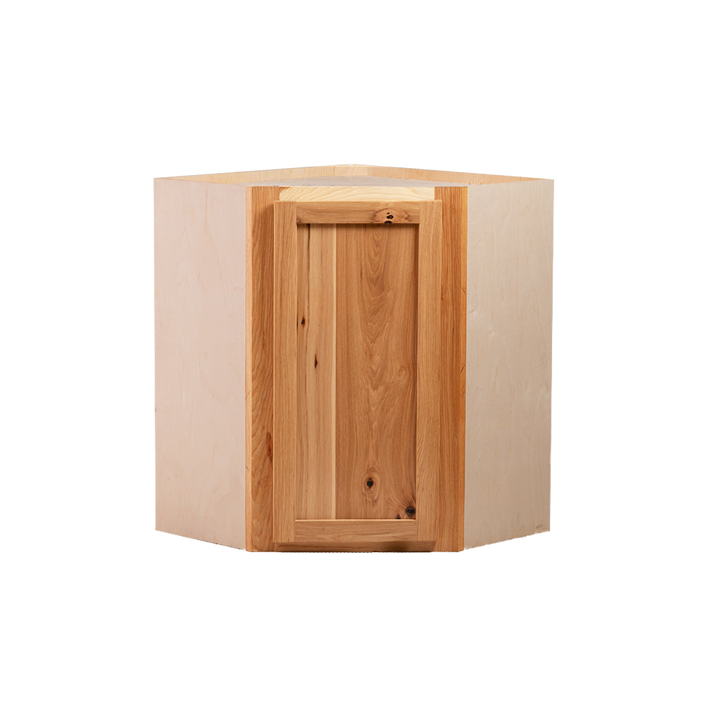 Quicklock RTA (Ready-to-Assemble) Rustic Hickory 24"Wx30"Hx12"D Wall Corner Cabinet