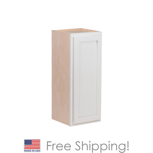 Quicklock RTA (Ready-to-Assemble) Pure White 18"Wx30"Hx12"D Wall Cabinet
